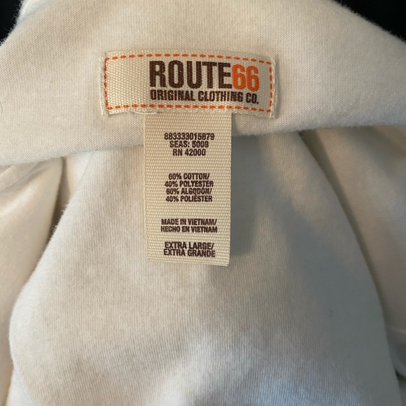 ♥️❄️Route 66 Woman’s White 3/4 Sleeve Shirt Size XL - Picture 9 of 9